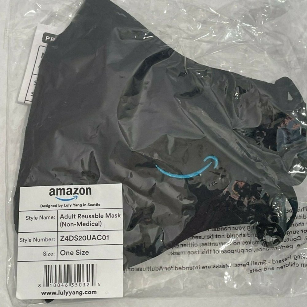 Amazon branded Face Mask Washable Reusable Adjustable by luly yang